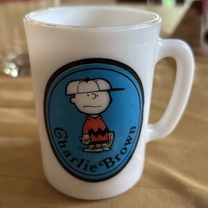 Vintage snoopy ceramic mug